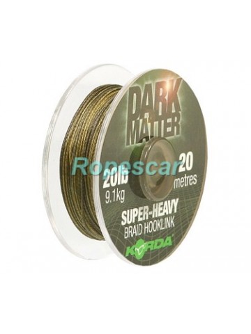 Fir Textil Dark Matter Kord 20 Lbs. / 20 M - Korda 